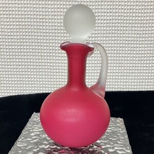 Fenton cranberry Cruet